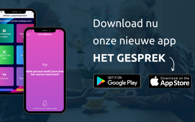 Een app die zorgt voor meer persoonlijk contact ‘Het Gesprek’